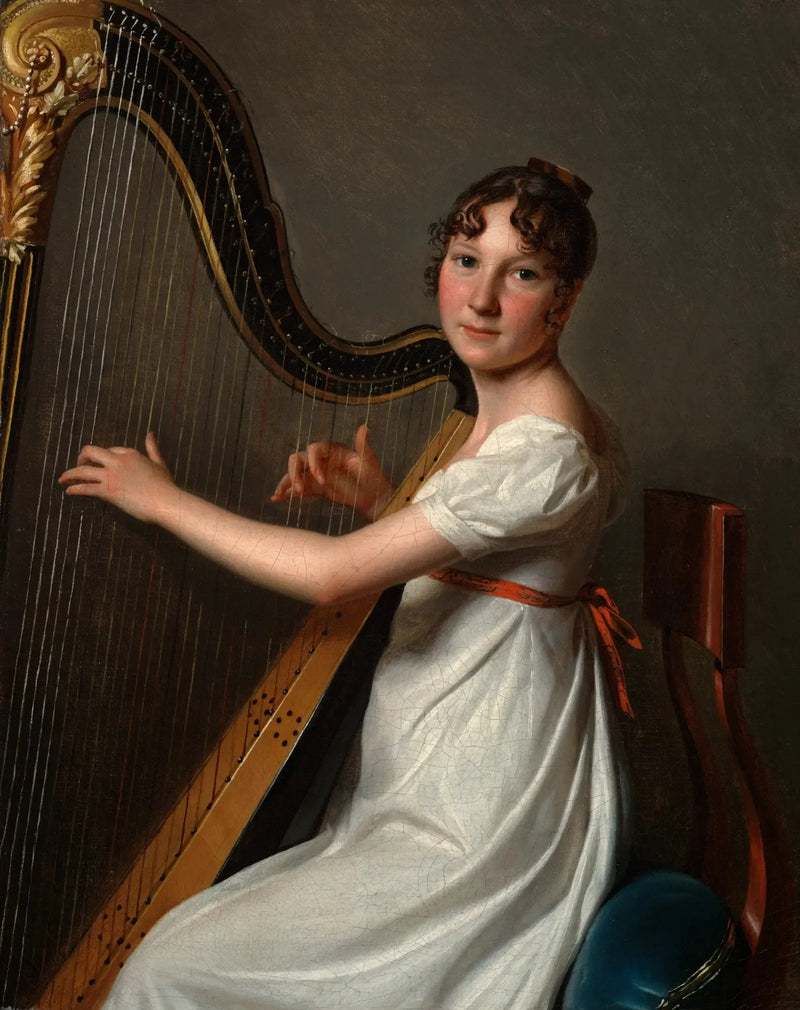 Genç Harpist - Louis-Léopold Boilly