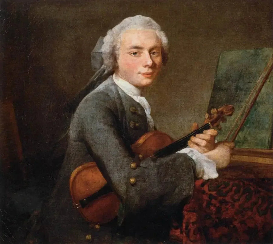 Genç Adam ve Keman - Jean Simeón Chardin