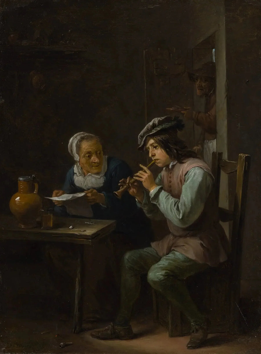 Flütçü - David Teniers genç