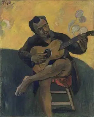 Gitarcı, Francisco Durrio Portresi - Paul Gauguin