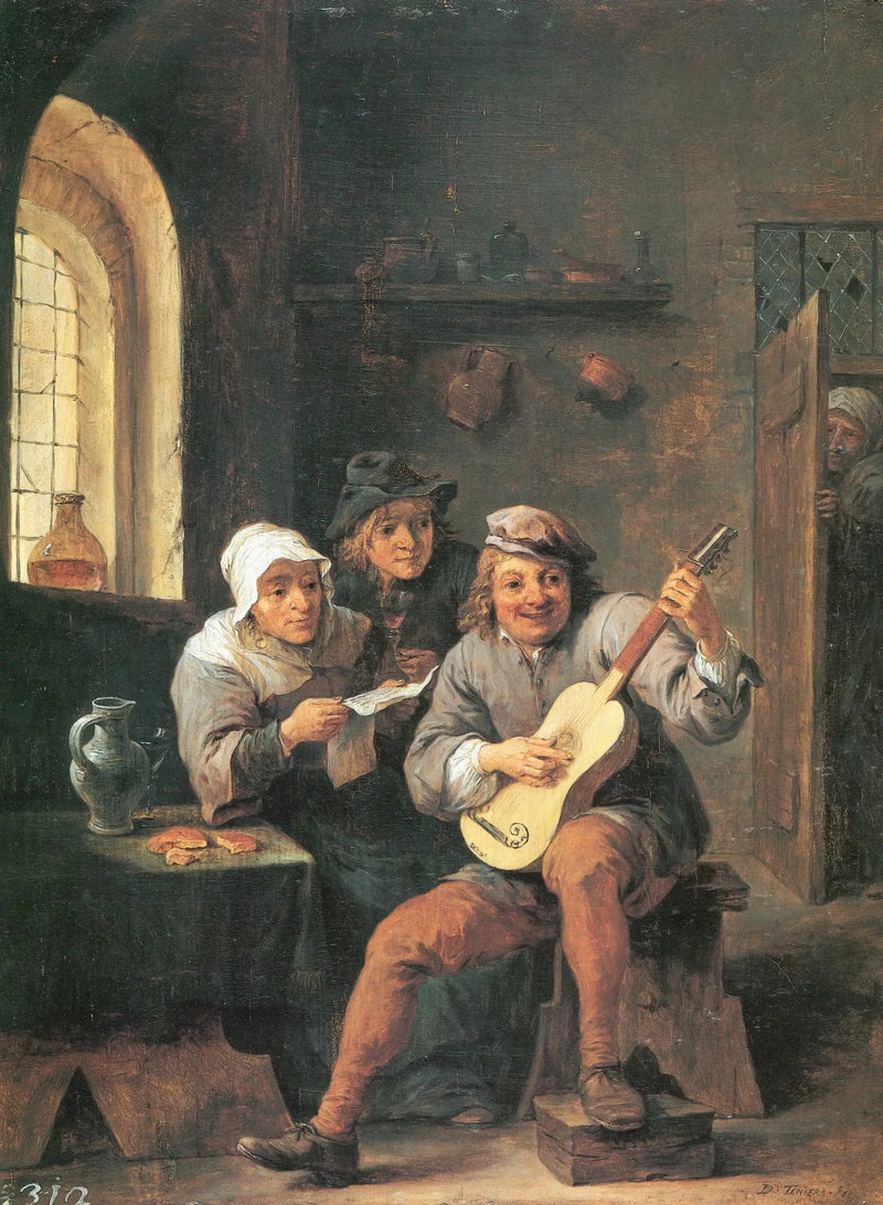 Lüt oyuncusu - David Teniers genç
