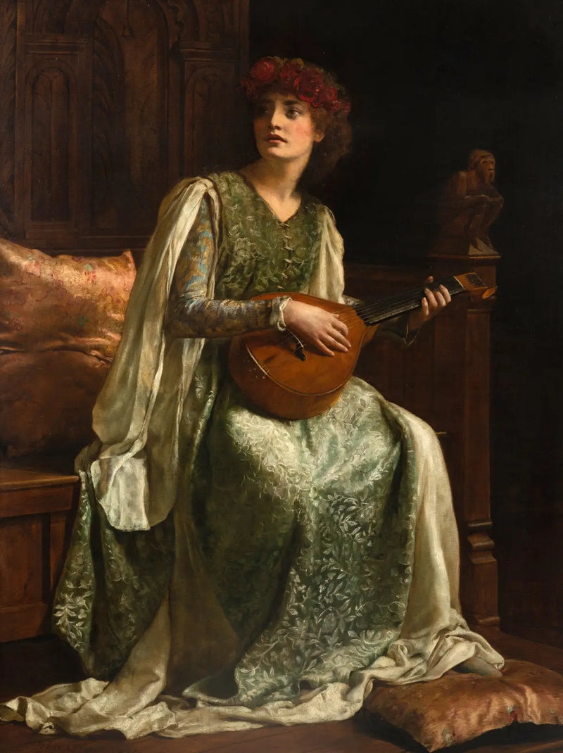 Lüt çalan oyuncu - John Collier