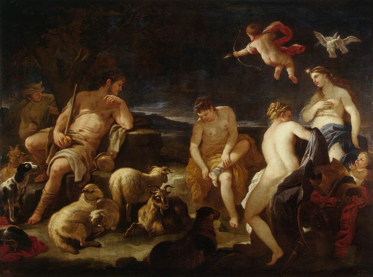 Le Jugement de Paris - Luca Giordano