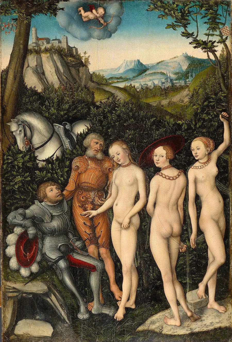 Pâris'in Yargısı - Lucas Cranach the Elder