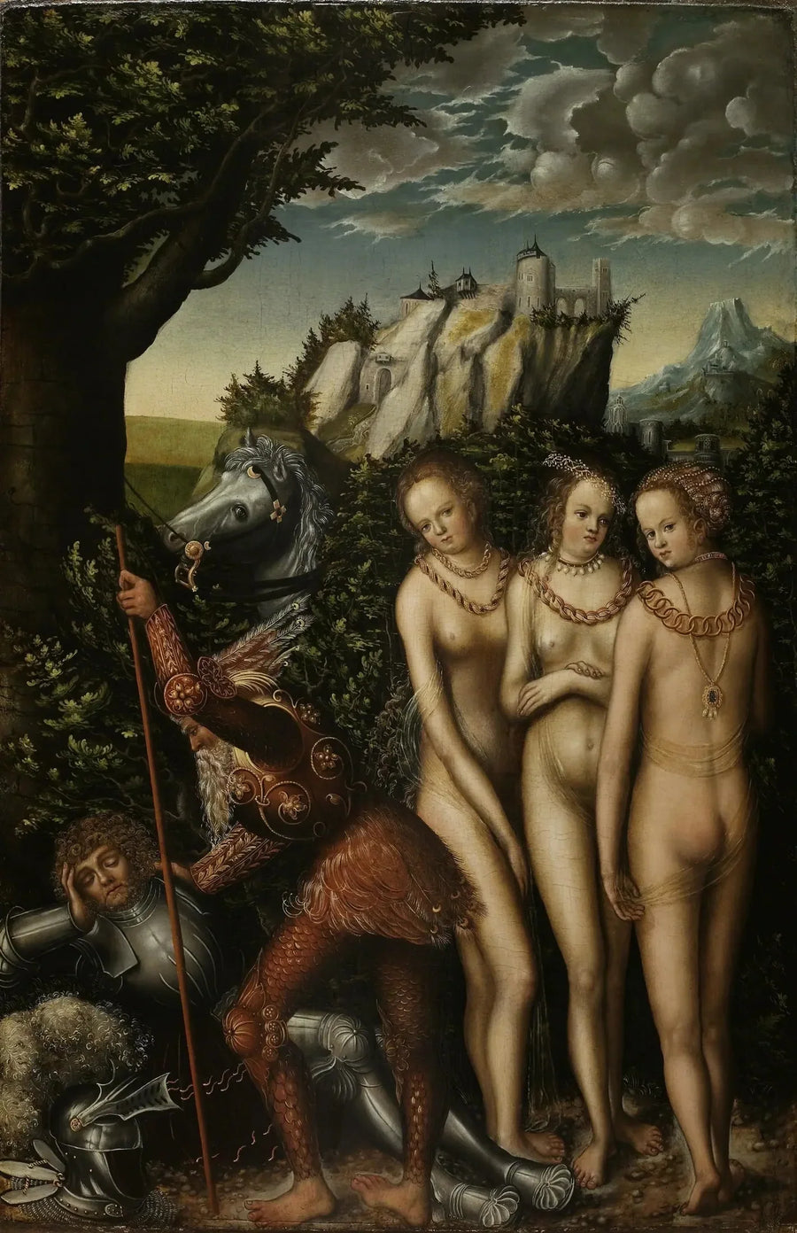 Parris'in Yargılanması - Lucas Cranach the Elder
