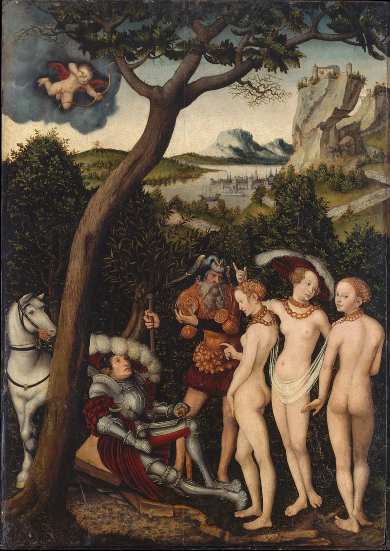 Parris'in Yargılanması - Lucas Cranach the Elder