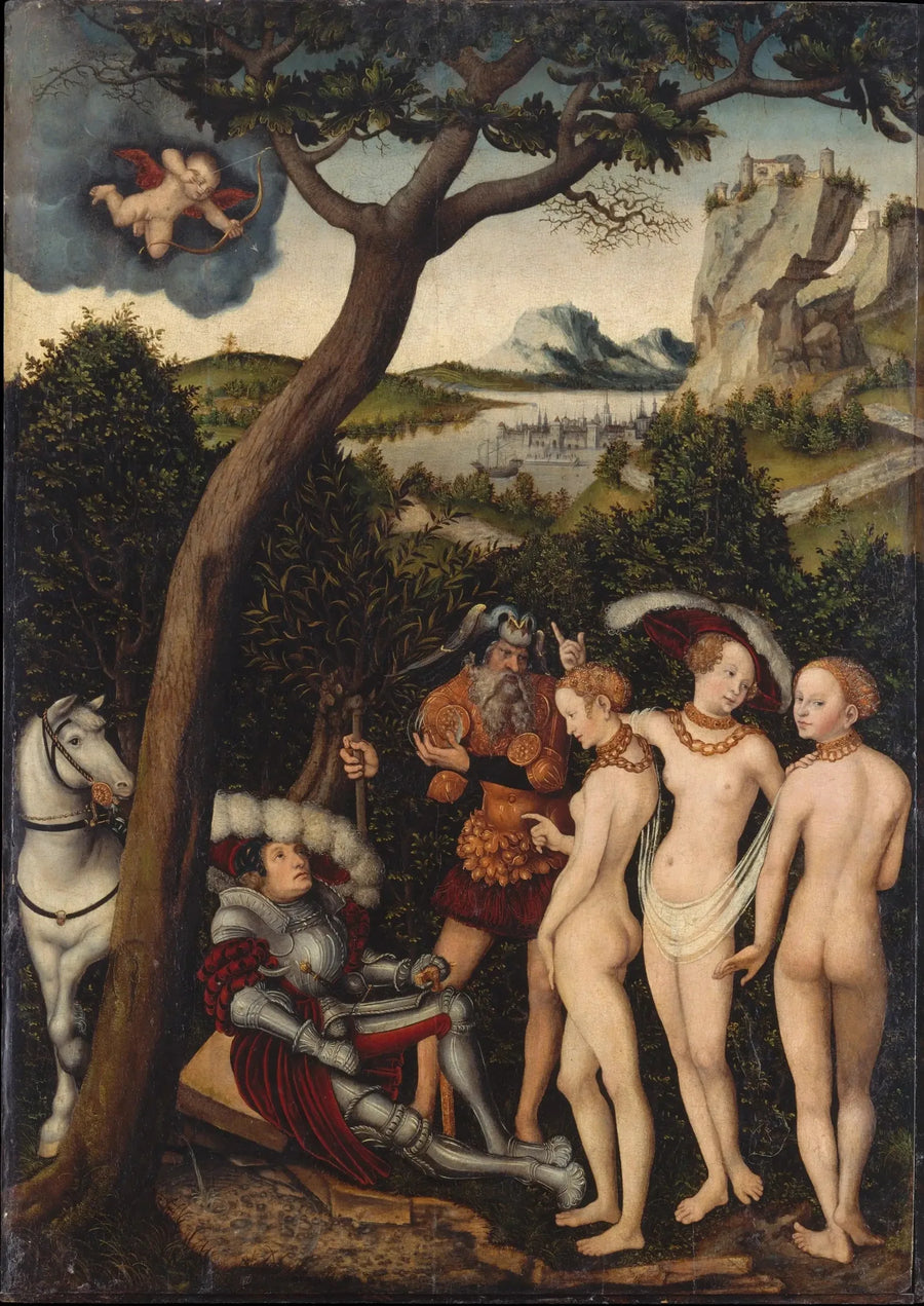 Parris'in Yargılanması - Lucas Cranach the Elder