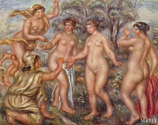 Le Jugement de Pâris - Pierre-Auguste Renoir - Reproductions de tableaux et peintures haut de gamme