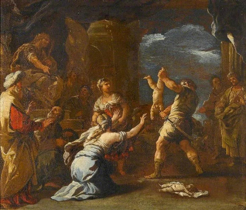 Süleyman'ın Yargısı - Luca Giordano