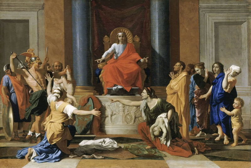 Süleyman'ın Yargısı - Nicolas Poussin