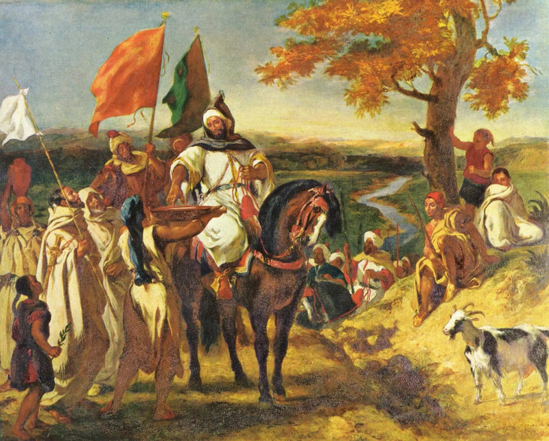Kaid, Faslı lider - Eugène Delacroix