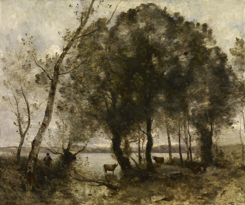 Göl - Jean-Baptiste Camille Corot