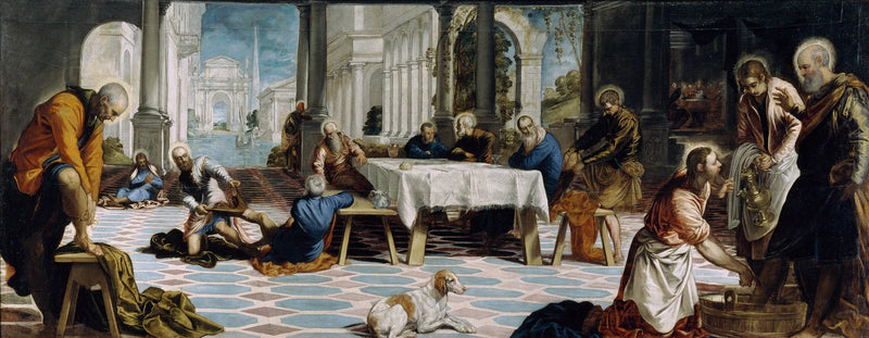 Ayakların Yıkanması - Jacopo Tintoretto