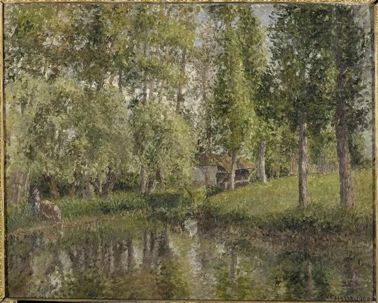 Bazincourt Çamaşırhanesi - Camille Pissarro