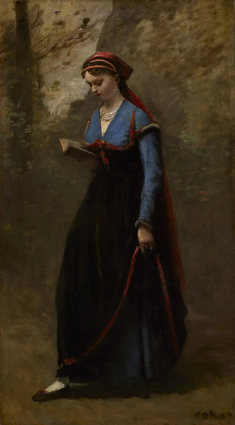 Le lecteur - Jean-Baptiste Camille Corot