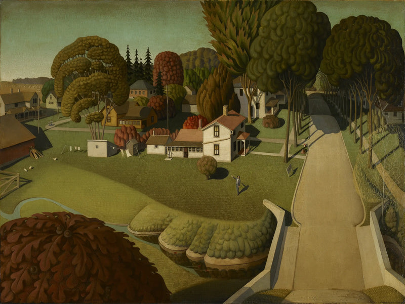 Herbert Hoover'in doğum yeri, West Branch, Iowa - Grant Wood
