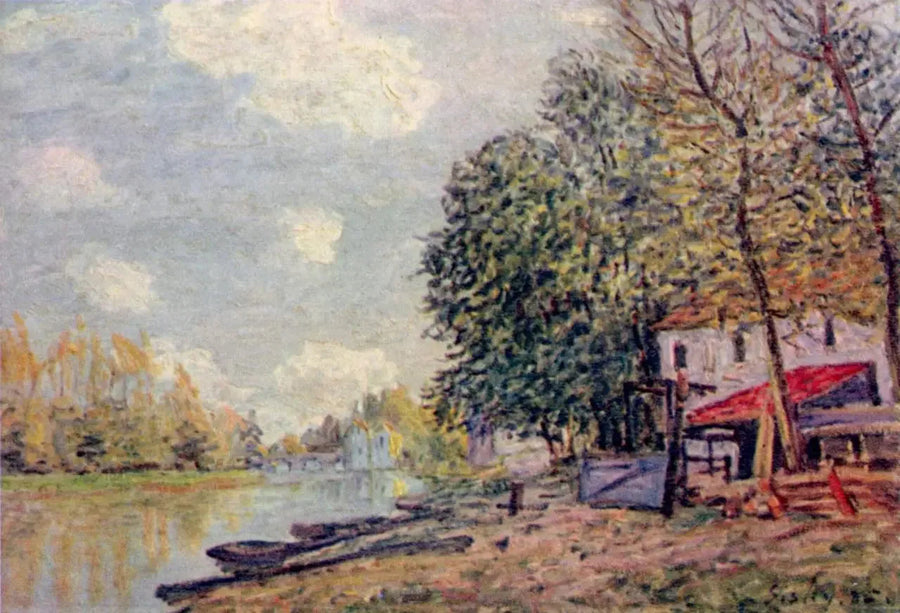 Moret'te Loing - Alfred Sisley