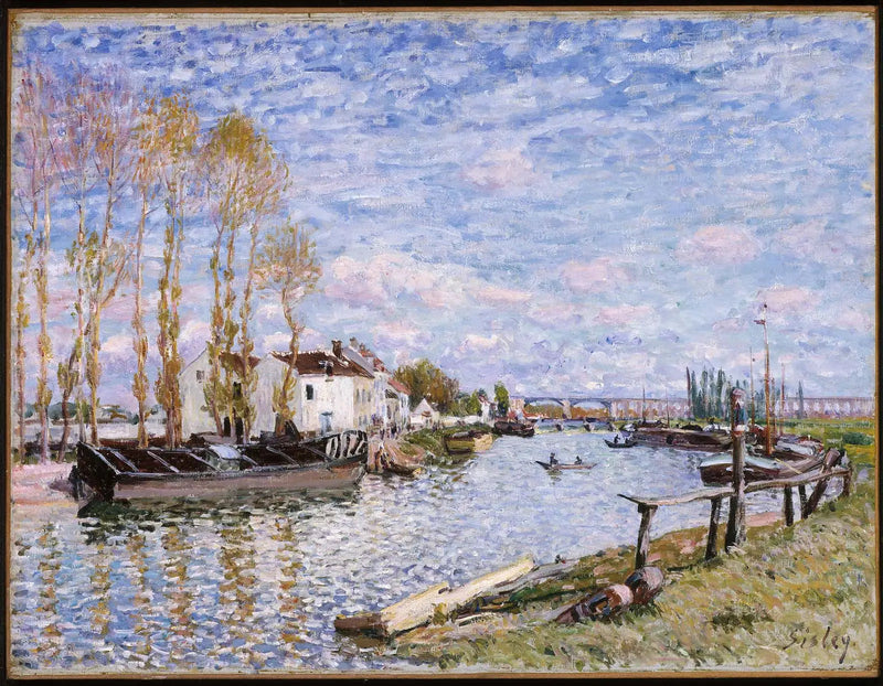 Saint-Mammès'te Loing - Alfred Sisley