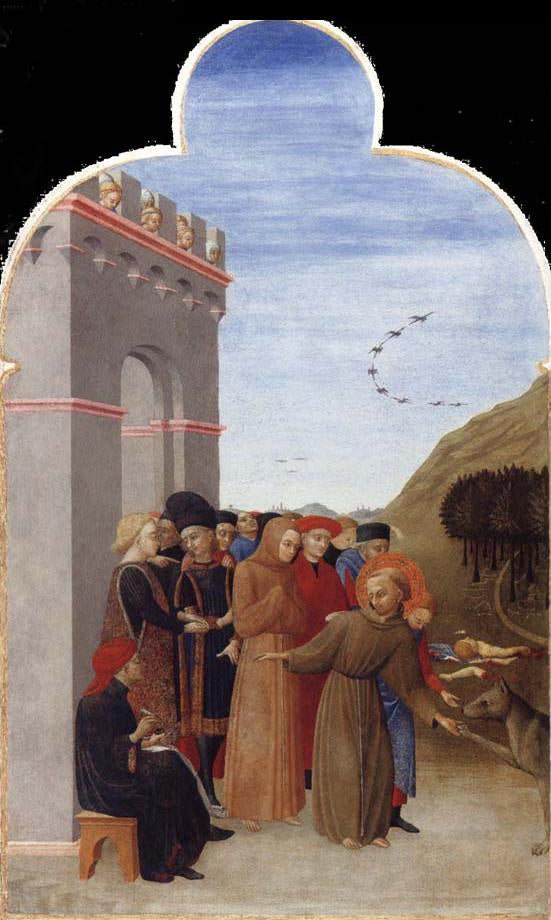 Gubbio'nun Kurtu - Stefano di Giovanni (Sassetta)