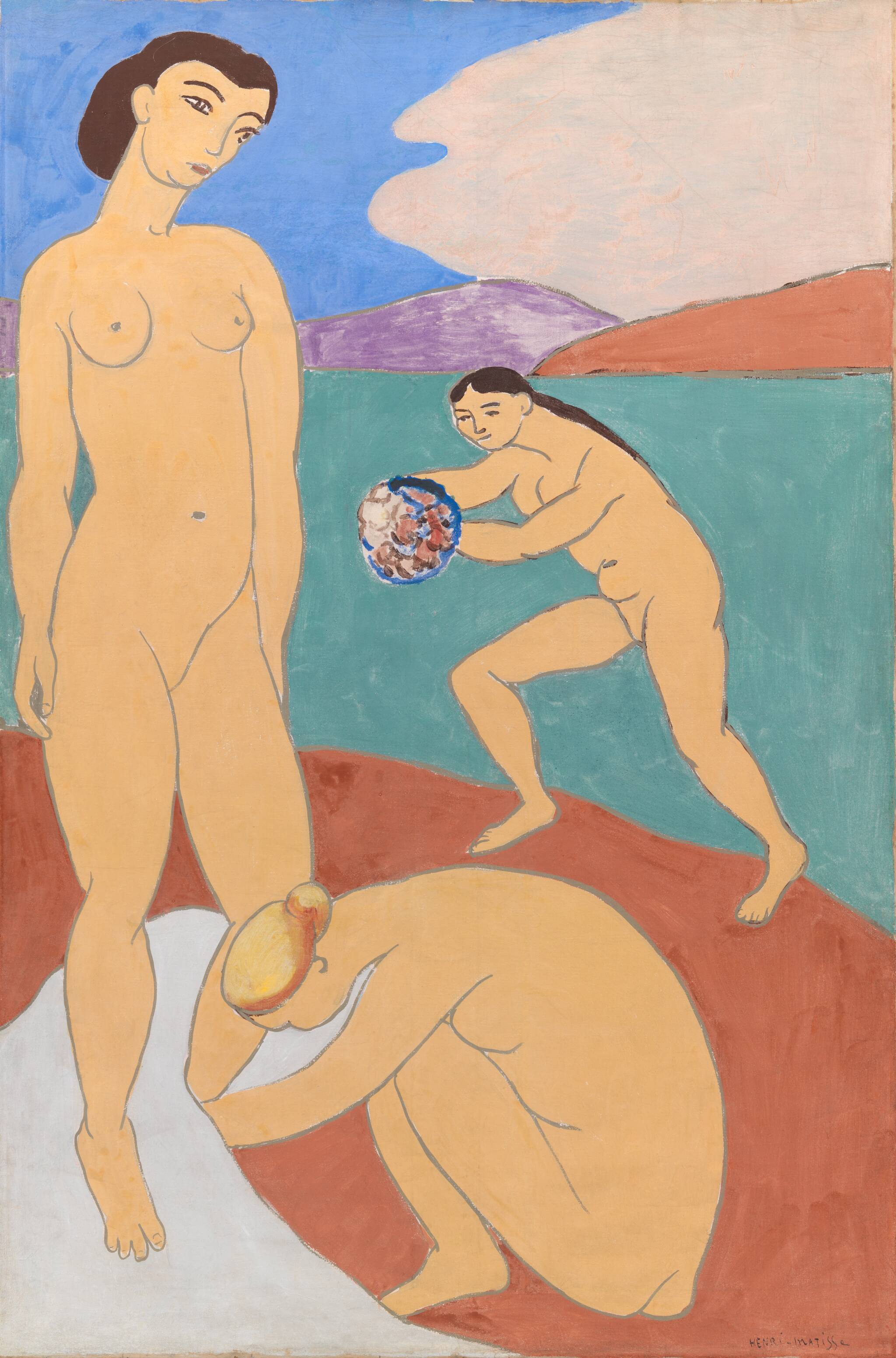 Reproduction du tableau « Le Luxe II - Henri Matisse » par Alpha Reproduction en peinture à l’huile