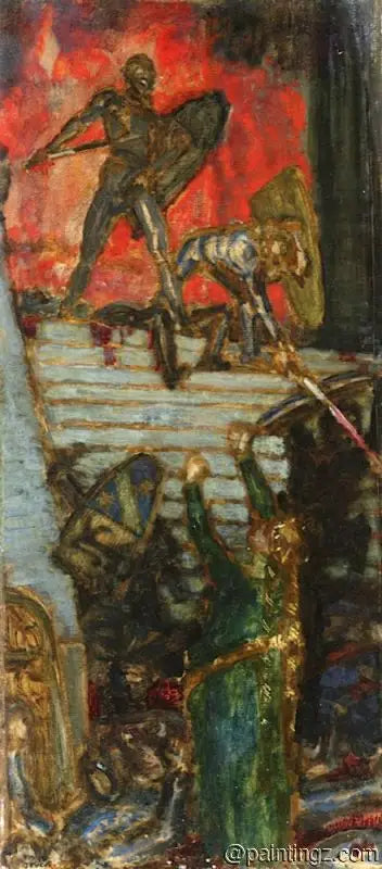 Nibelungen'in Talihsizliği - Franz von Stuck