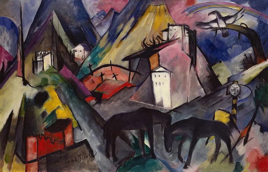 Talihsiz Tyrol Ülkesi - Franz Marc