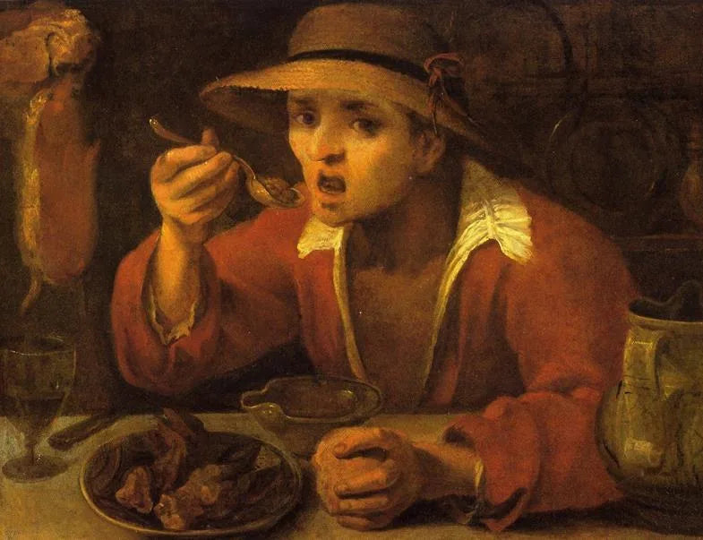 Fasulye Yiyen - Annibale Carracci
