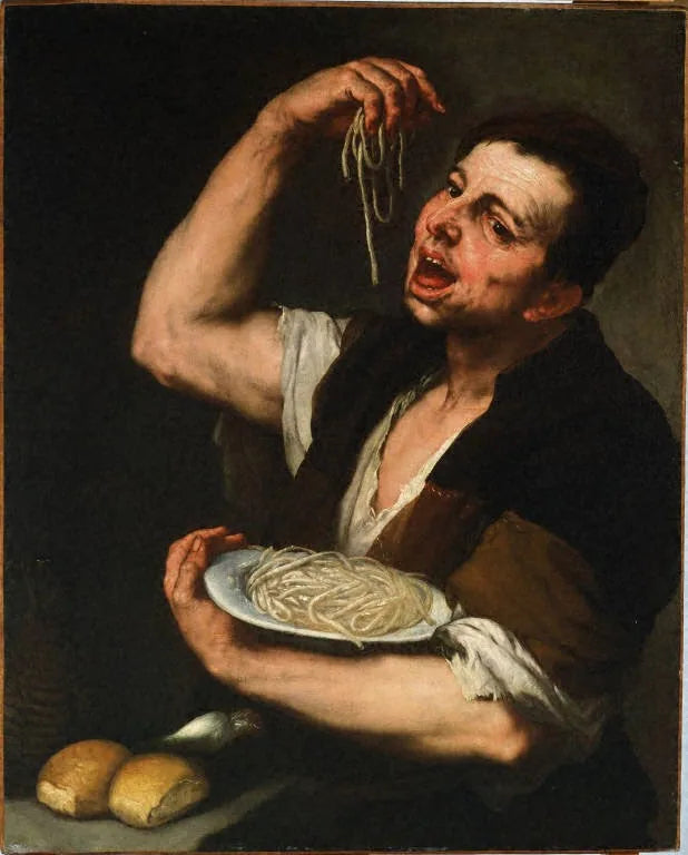 Makarna Yiyici: Tadın Alegorisi - Luca Giordano