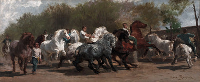 Le marché aux chevaux - Rosa Bonheur - Alpha Reproduction