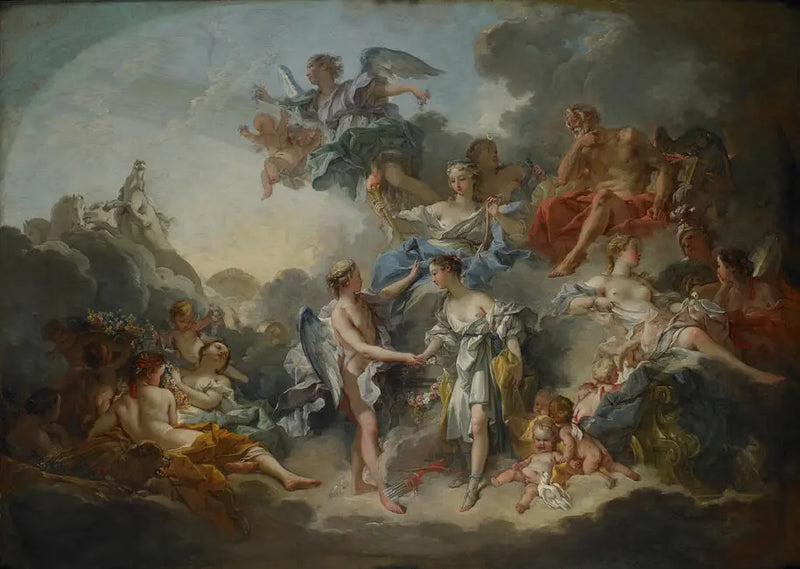 Aşk ve Psyche'nin Evliliği - François Boucher