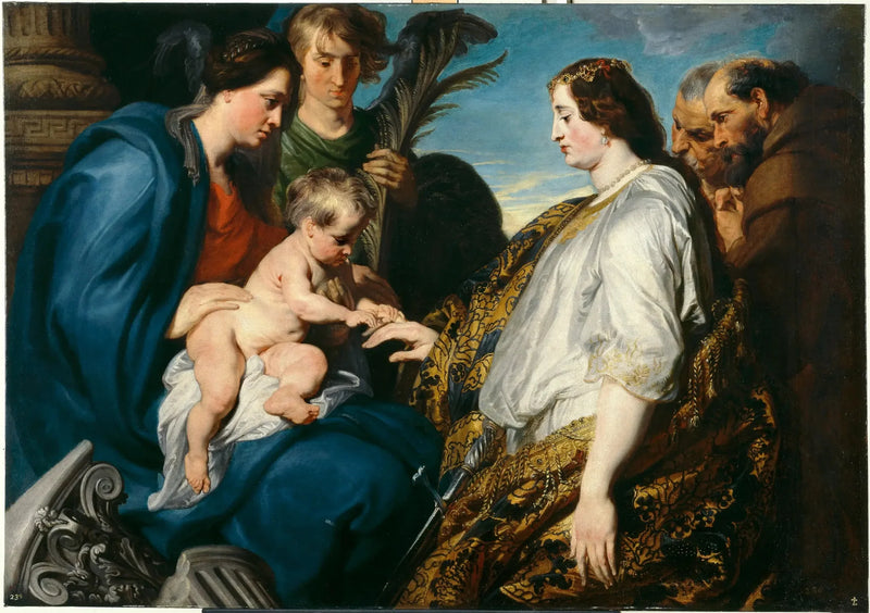 Aziz Catherine'in Gizemli Evliliği - Antoine van Dyck