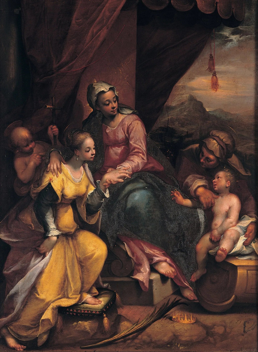 Aziz Catherine'in Gizemli Evliliği - Denis Calvaert