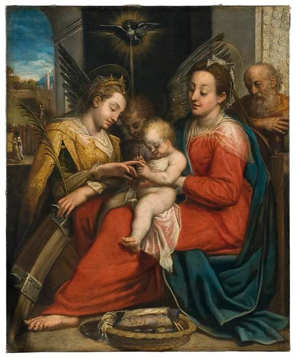 Aziz Catherine'in Gizemli Evliliği - Denis Calvaert