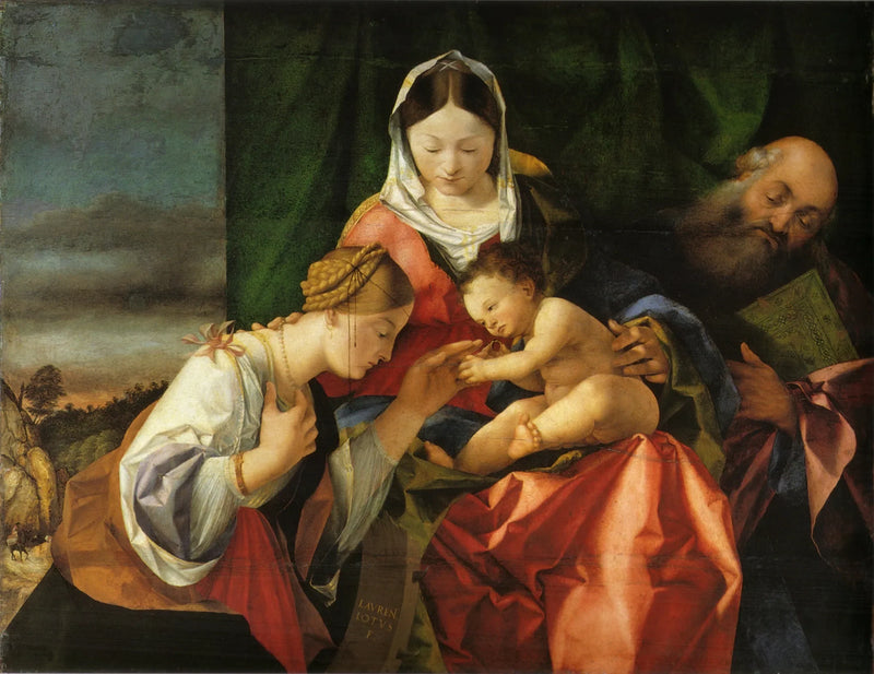 Aziz Catherine'in Gizemli Evliliği - Lorenzo Lotto