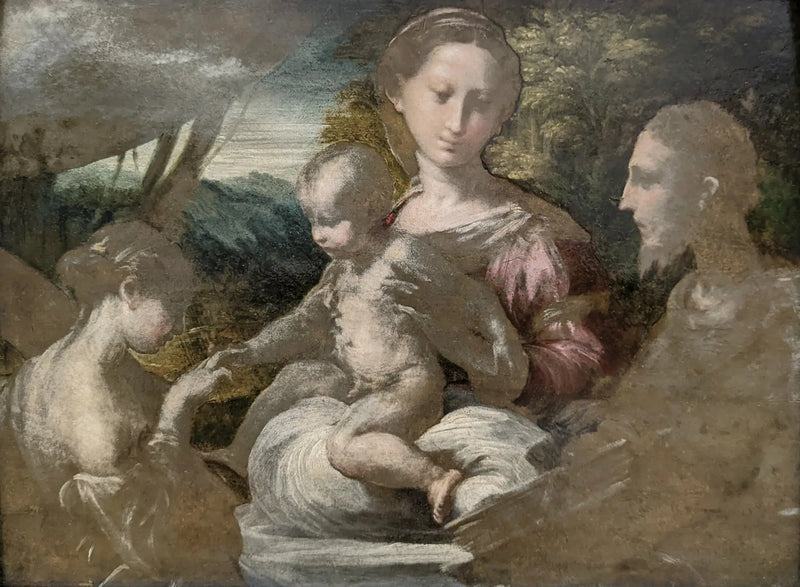 Sainte Catherine'in Gizemli Evliliği - Parmigianino