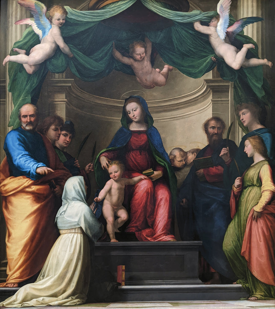 Sainte Catherine de Sienne'in Gizemli Evliliği - Fra Bartolomeo
