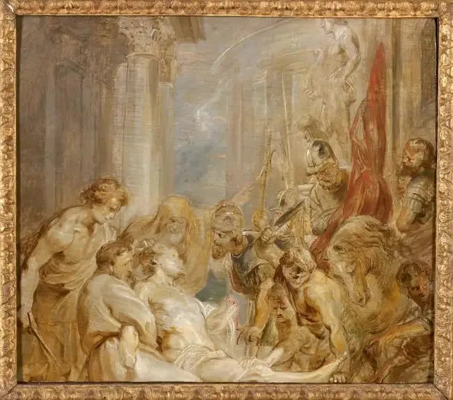 Aziz Adrien'in Çileleri, yaklaşık 1615-1621 - Peter Paul Rubens