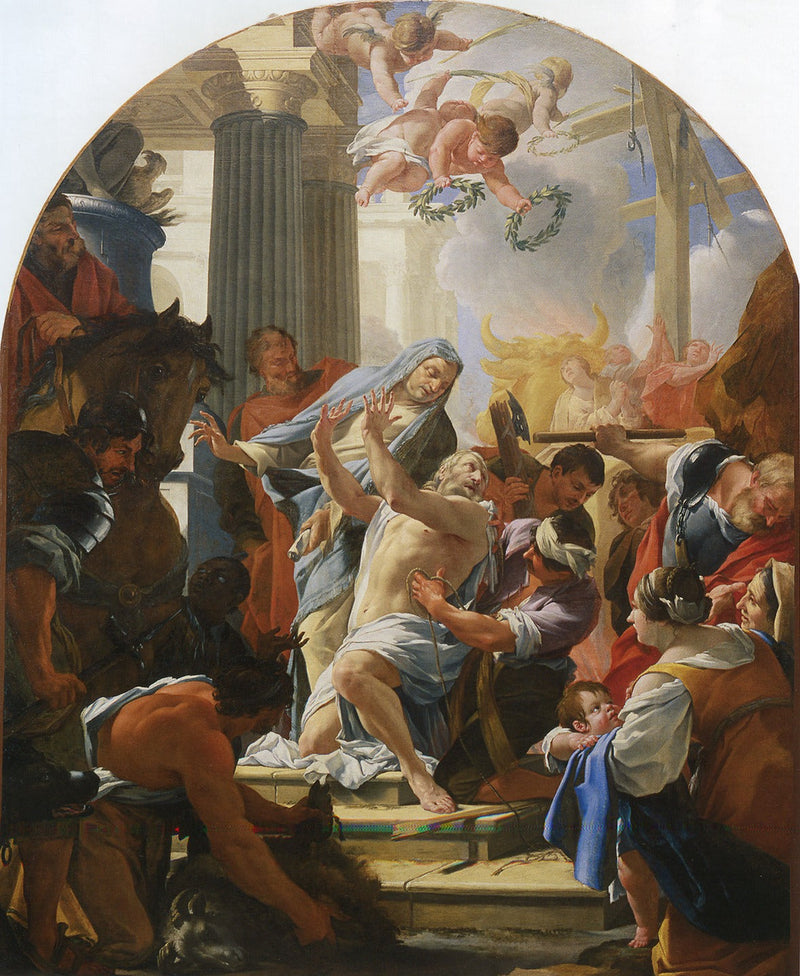 Saint Eustache'nin Çileleri - Simon Vouet