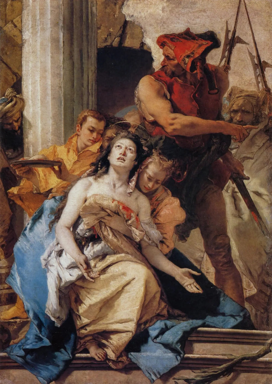 Azize Agatha'nın İntiharı - Giovanni Battista Tiepolo