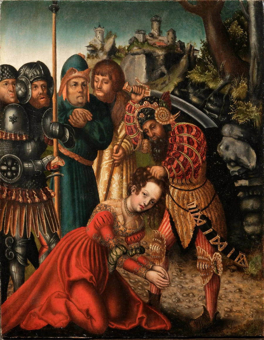 Azize Barbara'nın Çileleri - Lucas Cranach the Elder
