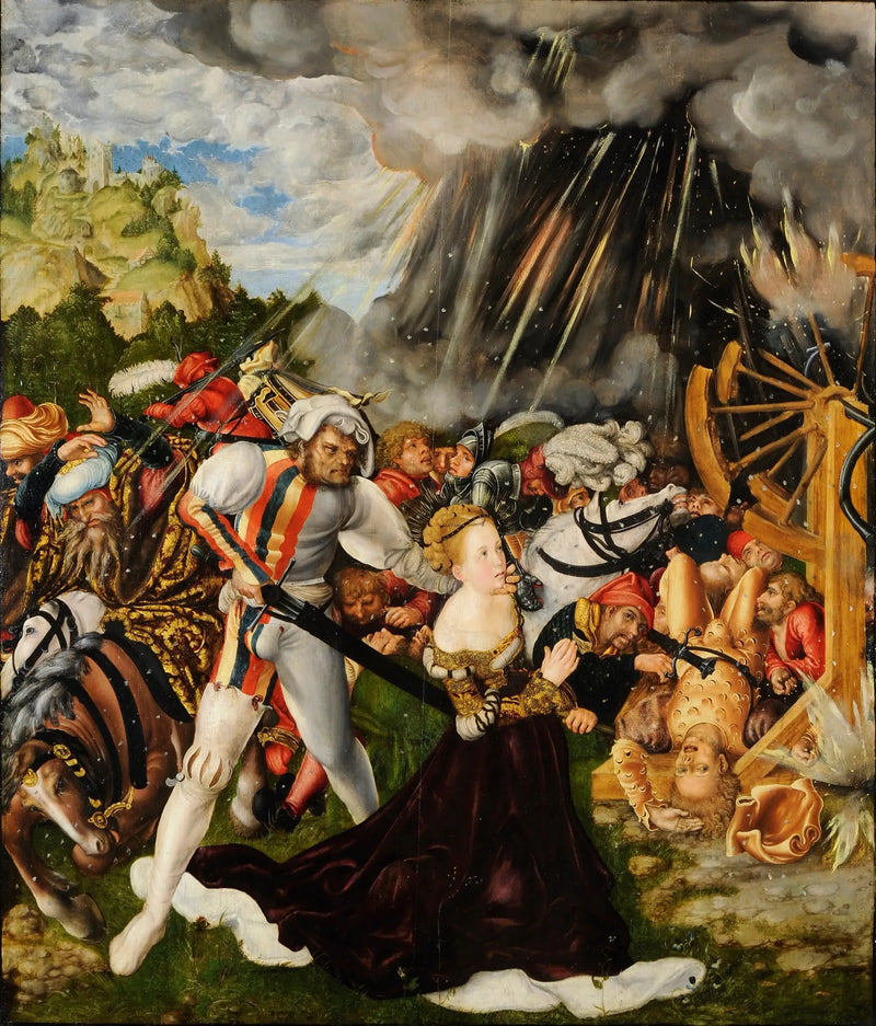 Azize Catherine'in Çileleri - Lucas Cranach the Elder