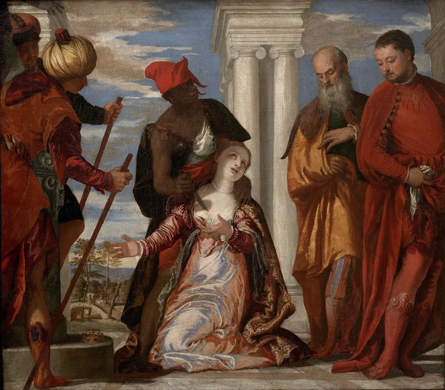 Azize Justine'in İntiharı - Paul Véronèse