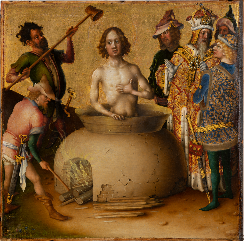 Azizler'in Şehadeti: Aziz Yuhanna İncili Yazarı'nın Şehadeti - Stefan Lochner