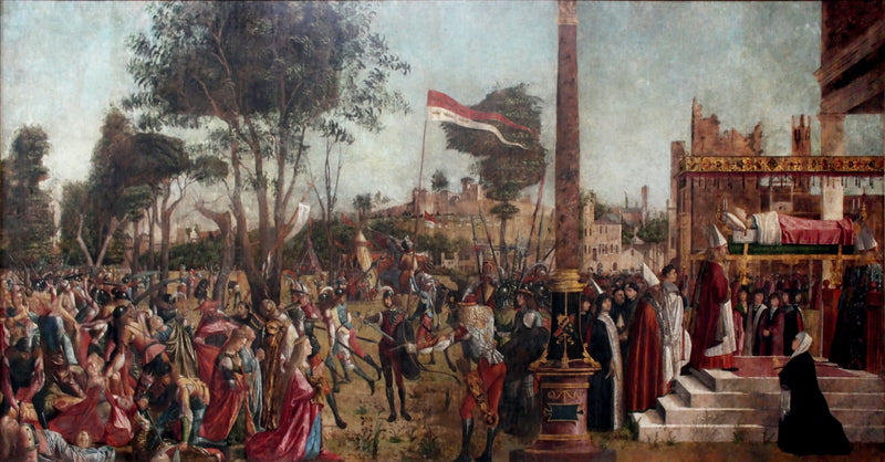 Hacilerin İşkencesi ve Aziz Ursula'nın Cenazeleri - Vittore Carpaccio
