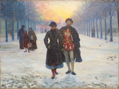 Le matin après le carnaval. - H. A. Brendekilde - Alpha Reproduction