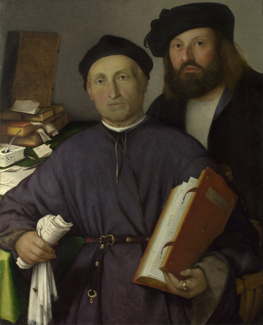 Doktor Giovanni Agostino della Torre ve oğlu Niccolò - Lorenzo Lotto