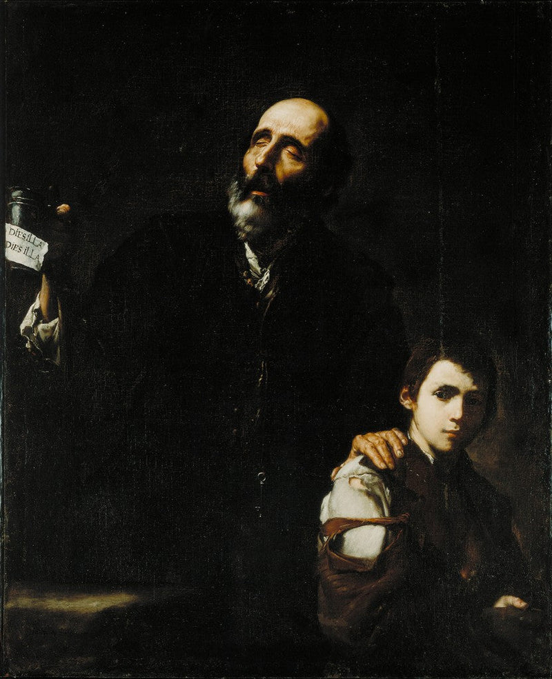 Kör dilenci ve çocuğu - Jusepe de Ribera