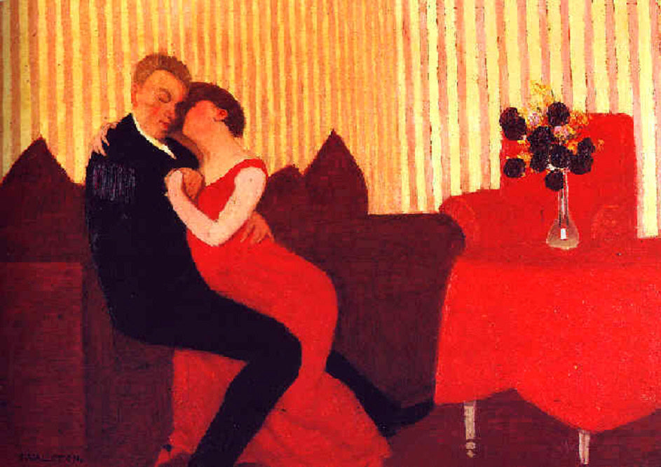 Le Mensonge - Félix Vallotton