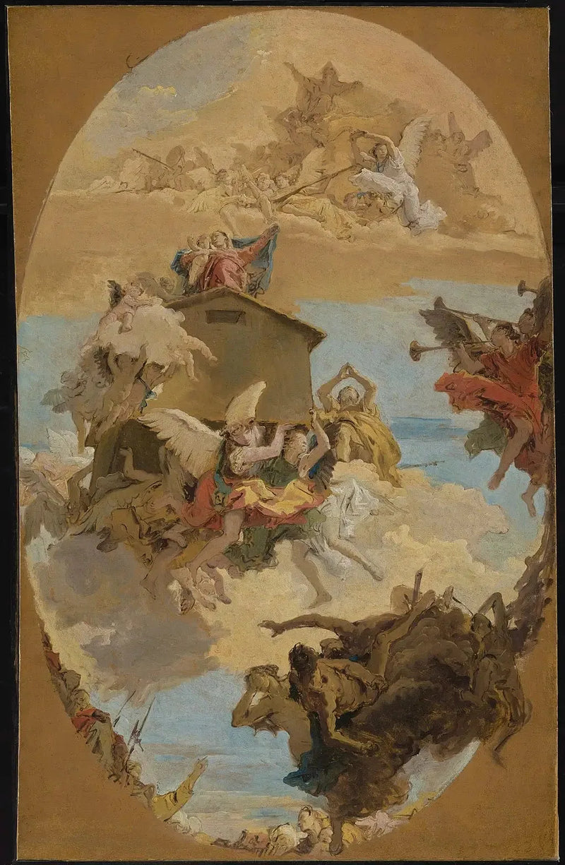 Lorette Kutsal Evi Mucizesi - Giovanni Battista Tiepolo