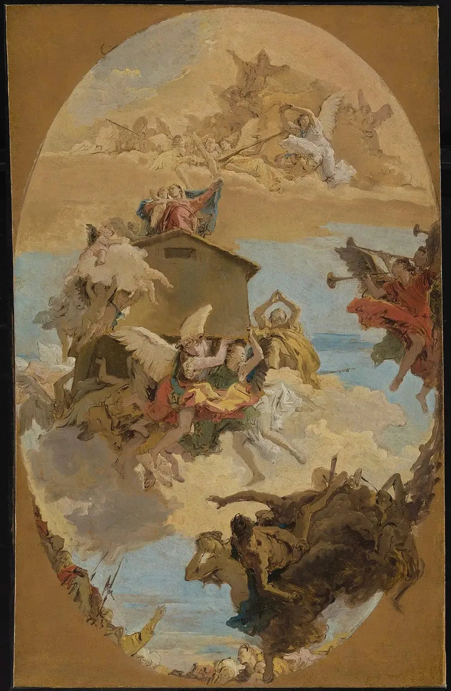 Lorette Kutsal Evi Mucizesi - Giovanni Battista Tiepolo